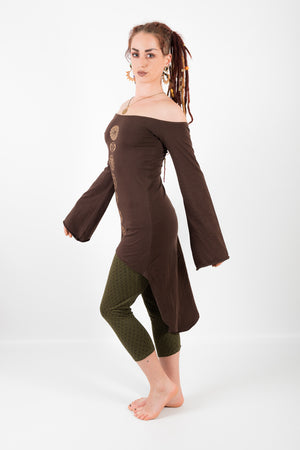 Chakra Bell Sleeve Dress - Ekeko Crafts