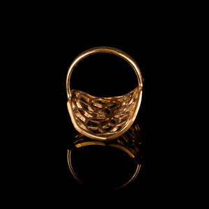 Web of Life Brass Ring - Ekeko Crafts