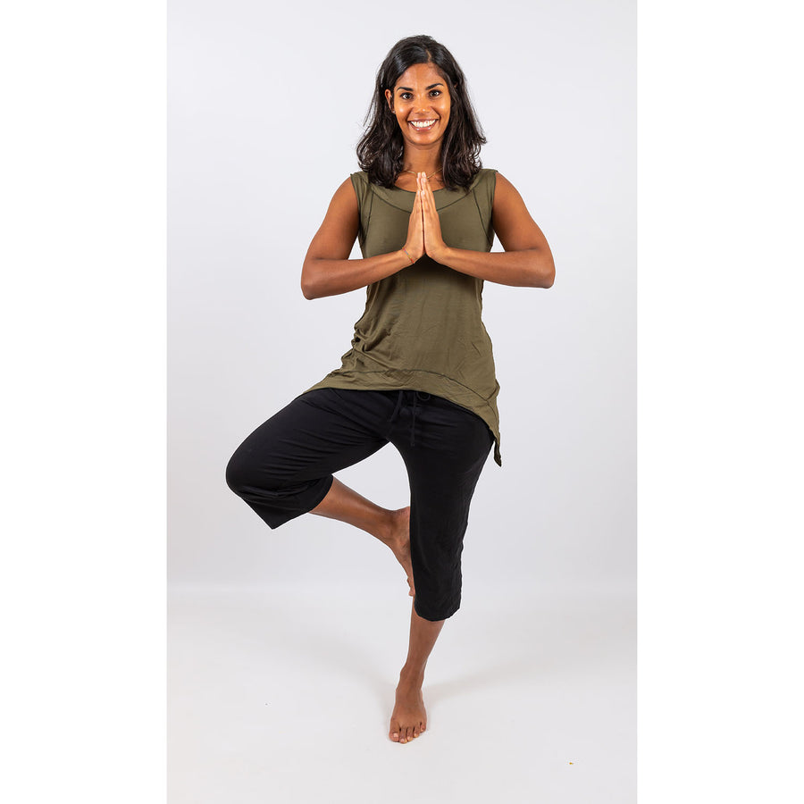 Pointy Yoga Top - Ekeko Crafts