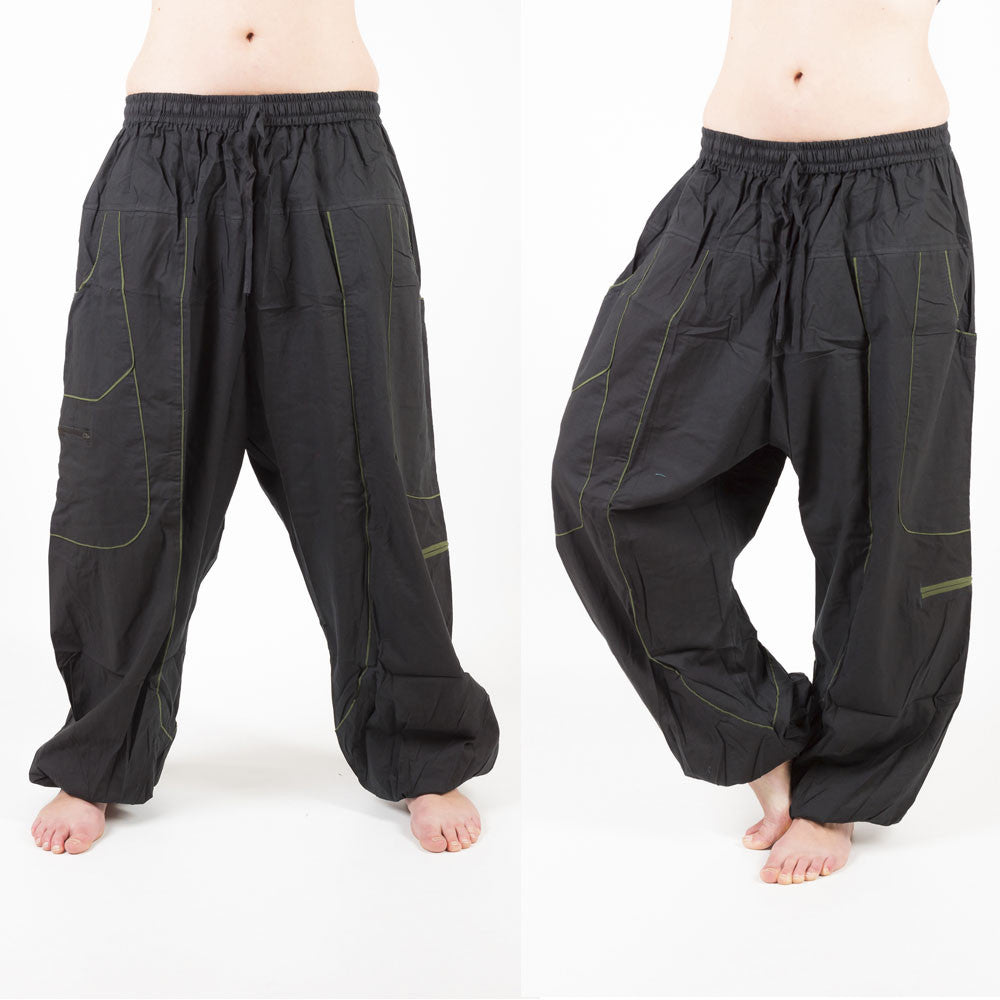 Tribe Pants Men Boho Cotton Summer Pants In Desert Sand By Zhenabia