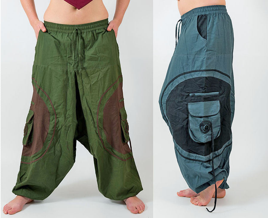 Navy Blue Bamboo Rayon Thai Elephant Pants | Hippie-Pants.com – Hippie Pants