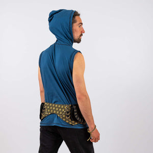 Hooded Singlet - Chakra Print - Ekeko Crafts