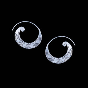 MAR silver earrings - Ekeko Crafts