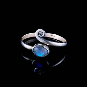 Labradorite Midi Ring - Silver - Ekeko Crafts