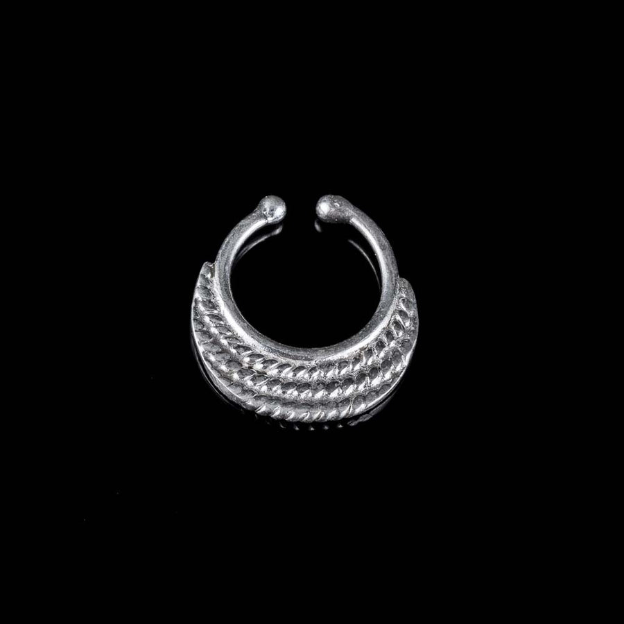Luna Clip on Septum - Silver - Ekeko Crafts