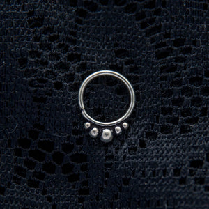 Uma Septum Ring - Silver - Ekeko Crafts