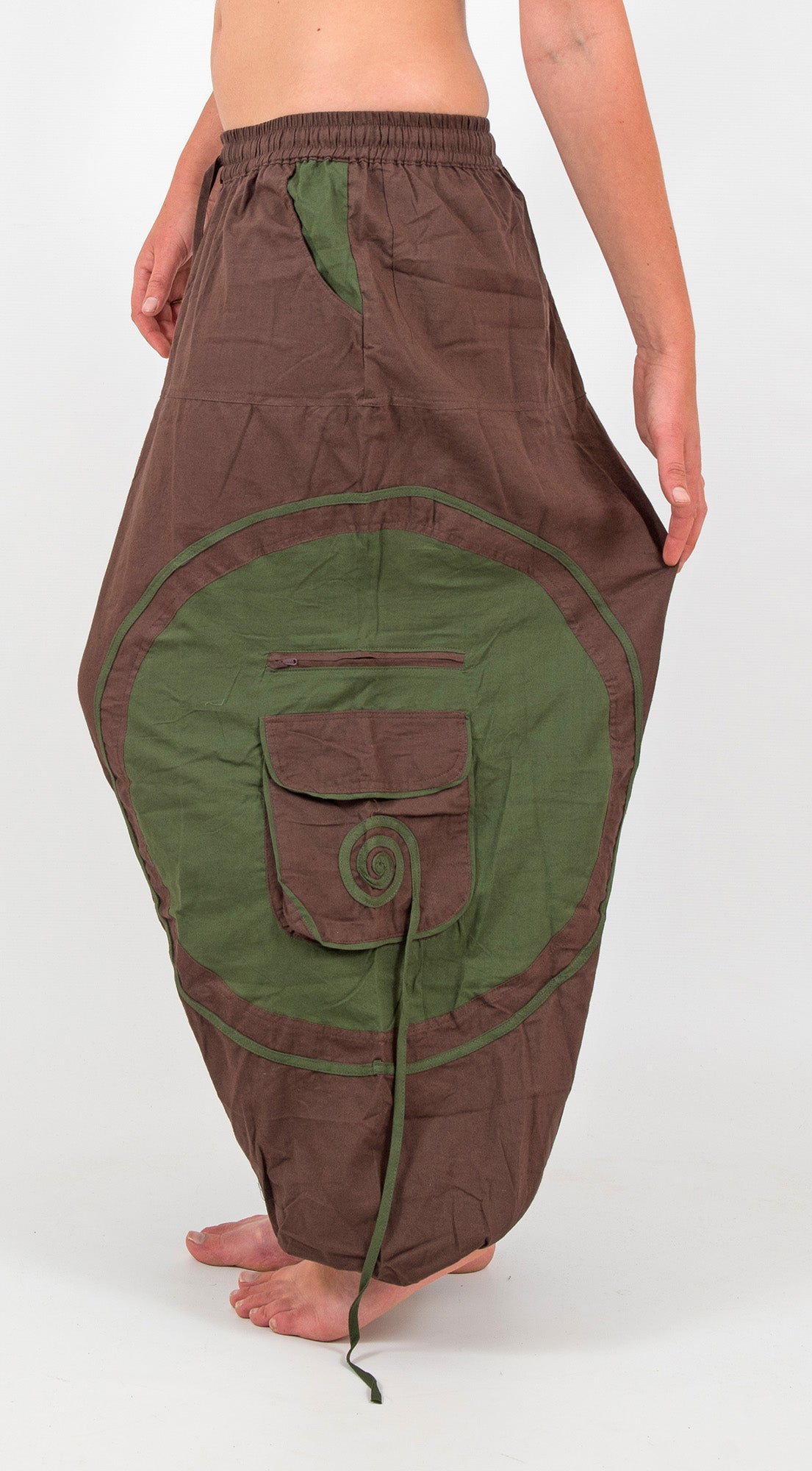 Tribe Pants Men Boho Cotton Summer Pants In Desert Sand By Zhenabia