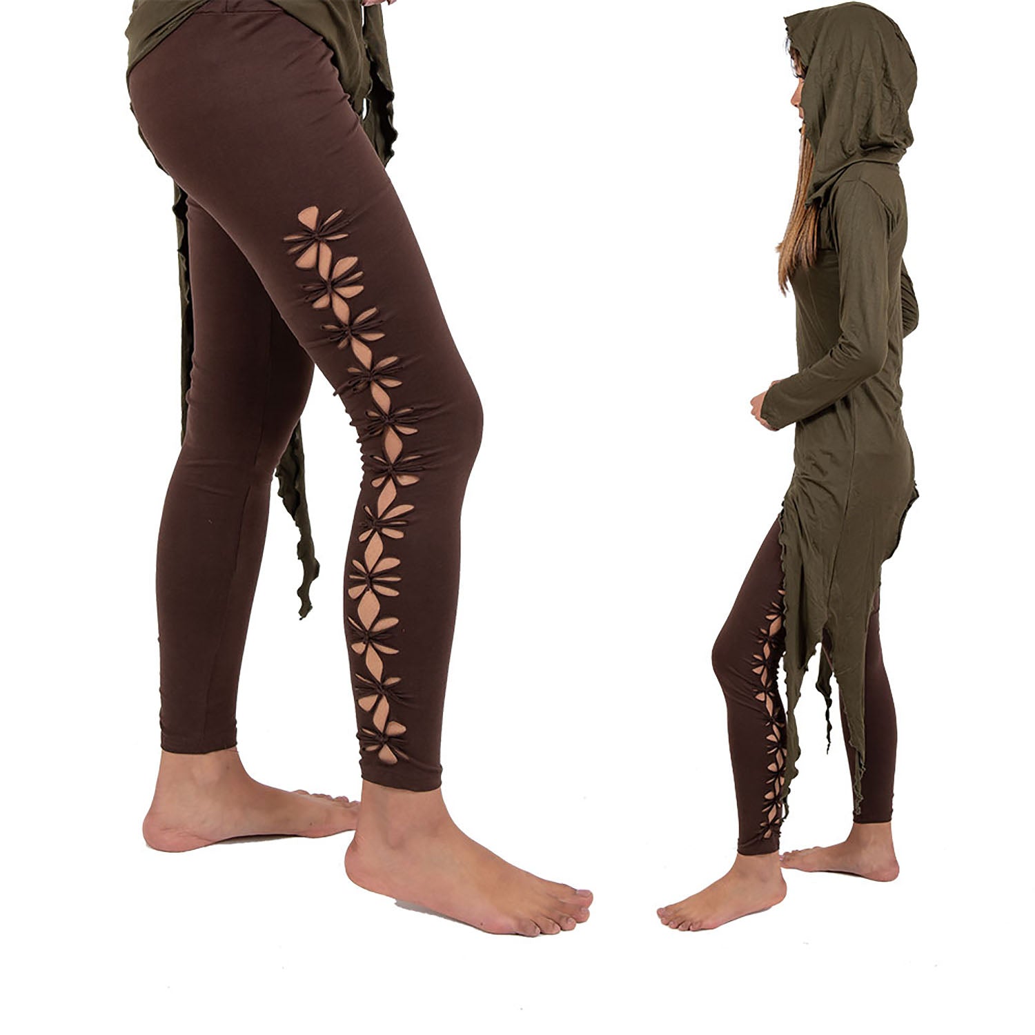 Warrior Braided Yoga Leggings, Festival Clothing, Hoop Fashion, Ripped  Leggings, Womens Leggings -  Israel