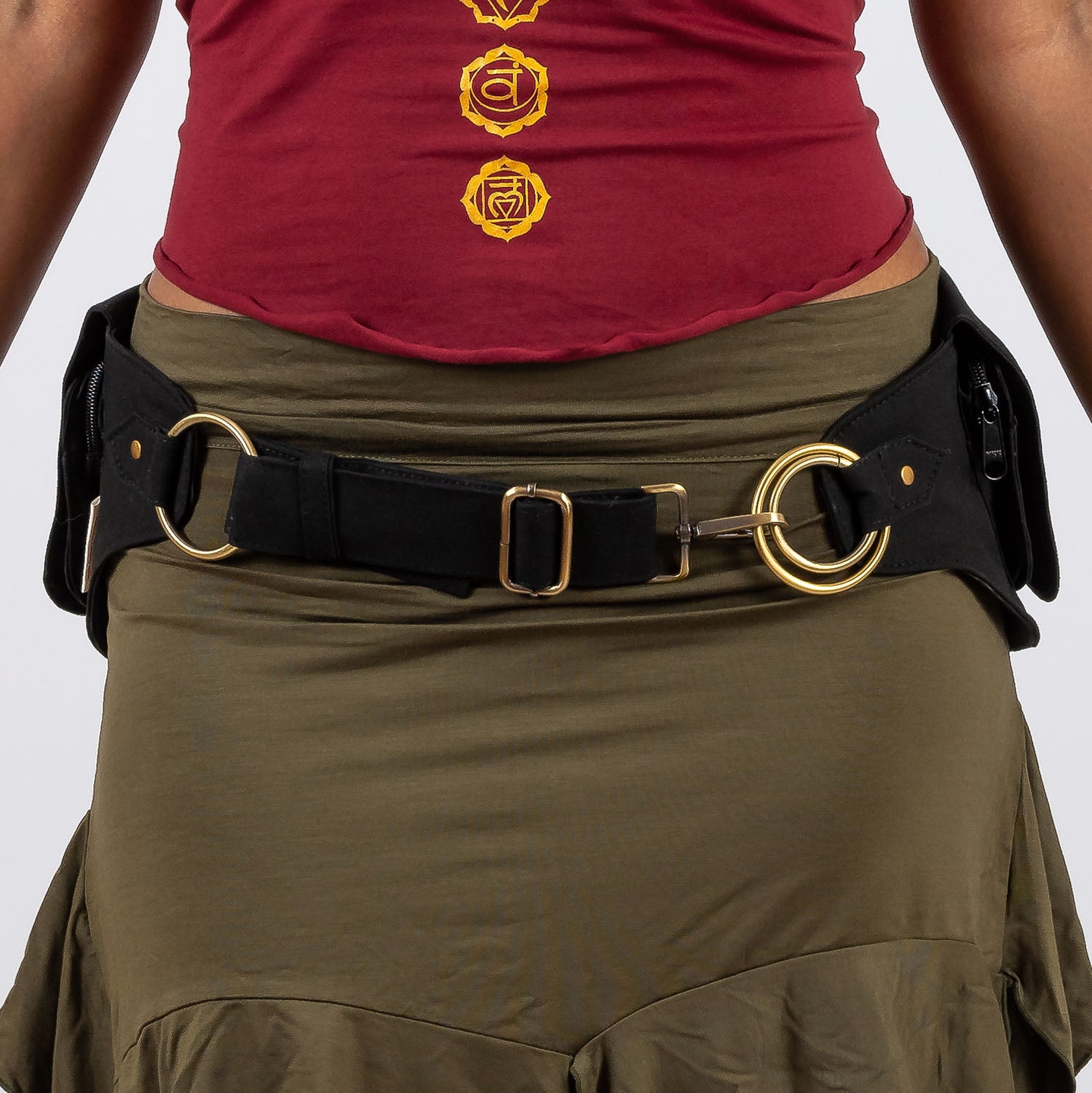 #034;Handmade Leather utility belt Pouch, Festival Fancy Pack, Bum Bag  for Women